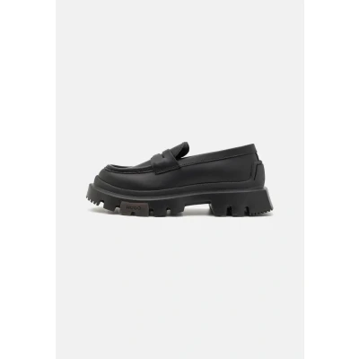 Imagen de HUGO Fabyan Loafer Mocasines, Mujer, Talla: 39, Black Piel