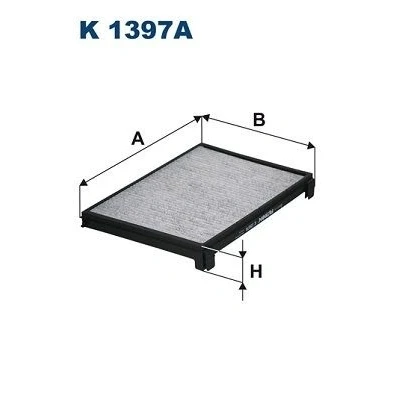 Imagen de FILTRON K 1397A Filtro de habitáculo carbón activado 341 244 41,5 DAF: XF