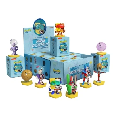 Imagen de Mighty Jaxx Freeny&#039;s Hidden Disectibles Serie 4 Bob Esponja Pantalones Cuadrados Figuritas coleccionables de juguete en caja sorpresa. Un paquete: contiene una figura aleatoria