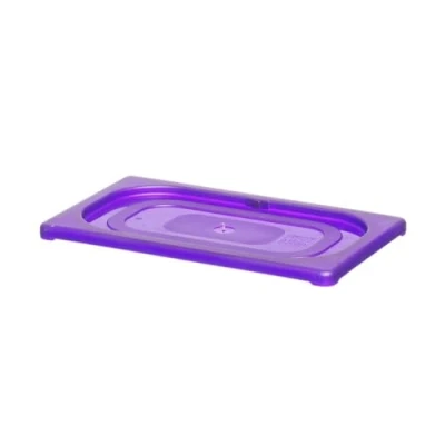 Imagen de HENDI Tapa GN 1/4, de polipropileno, adecuada sólo para recipientes polipropileno HENDI, resistencia térmica: 40 a 80 C, apta el lavavajillas, morada