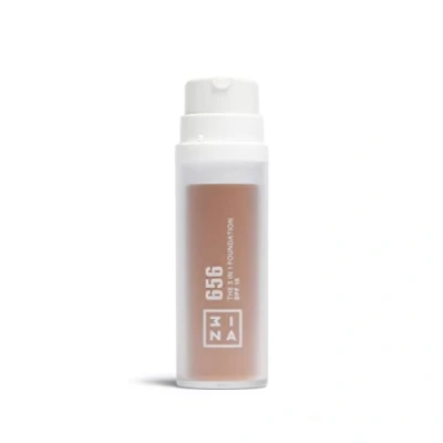 Imagen de 3INA MAKEUP The 3 in 1 Foundation 656 Base de Maquillaje Dorado oscuro con Subtono Amarillo en Primer y Corrector SPF 15 Vitamina C Vegan Cruelty Free