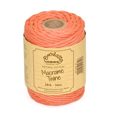 Imagen de Everlasto Hilo de macramé mandarina, 4 mm