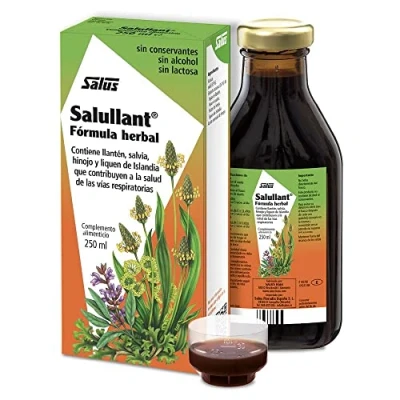 Imagen de Salus Salullant Jarabe 250 ml Cuida y Protege las Vías Respiratorias Elaborado a Base de Extractos Llantén, Salvia, Hinojo, Liquen Islandia Miel Tos