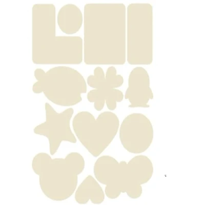 Imagen de 5 hojas de parches reparación nailon autoadhesivos para ropa, saco dormir, tienda campaña, chaquetas plumón, color beige