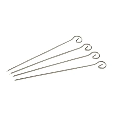 Imagen de Fackelmann Pinchos para brochetas 21cm, acero inoxidable. 4 ud s.