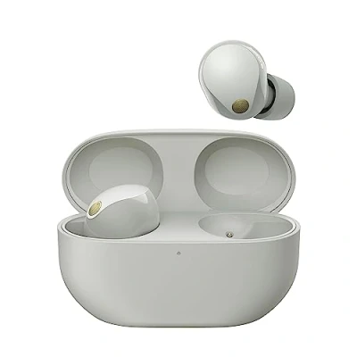 Imagen de Auriculares True Wireless Sony WF1000XM5S, Cancelación de ruido (Noise Cancelling), Hi Res, Google assistant, Alexa, Siri, 24 horas, IPX4, Plata