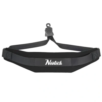 Imagen de Sangle souple Neotech pour saxophone Standard Crochet ouvert noir