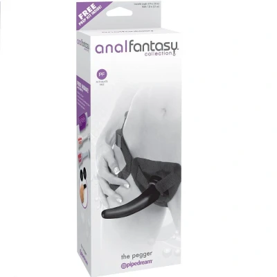 Imagen de Vibrador Arnes the pegger color negro de Pipedream