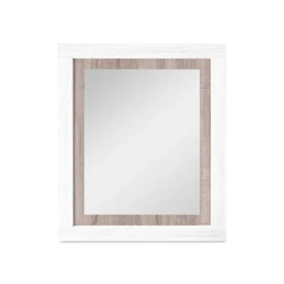 Imagen de Somnia Descanso Espejo de Pared, Modelo Mandi, Práctivo y Funcional, Acabado en Color Andersen Pino Gris, Incluye Herrajes, Medidas: 75 cm (Alto) x 90 (Ancho) 3.5 (Fondo)
