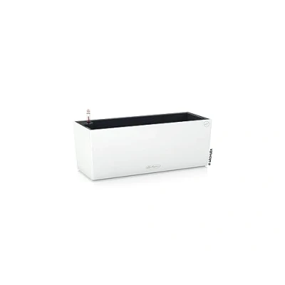 Imagen de Lechuza 15670 Maceta balconera color 50, kit completo, blanco (50 x 19 cm)