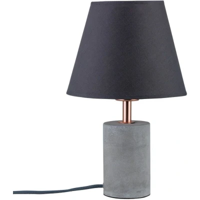 Imagen de Paulmann Lámpara de mesa textil, líneas rectas, Tem