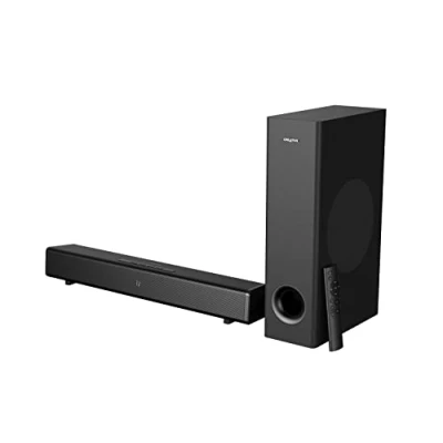 Imagen de Creative Stage 360 Barra de Sonido 2.1 Con Subwoofer Para TV, PC, Dolby Atmos, Surround HDMI ARC/2.0, Bluetooth, Entrada Óptica, Mando IR