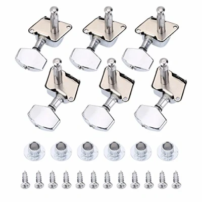 Imagen de Cabezales De La Máquina Metal 3L 3R Clavijas Afinación Guitarra Claves Cabeza Sintonizadora Del Estilo Grover Fijadas Para Parte