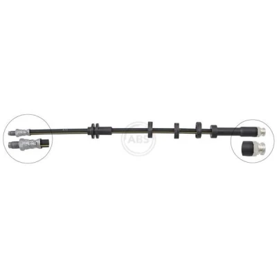 Imagen de A.B.S. SL 4984 Latiguillos de Freno 475 INN M10x 1.0 FIAT: Cinquecento, Seicento / 600 Hatchback