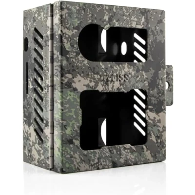 Imagen de Zeiss Caja Protectora para Cámara de Caza Secacam 7 Metálica Seguridad y Protección contra el Vandalismo Cámaras Naturaleza, con un Diseño Clamuflado Resistente a la Intemperie
