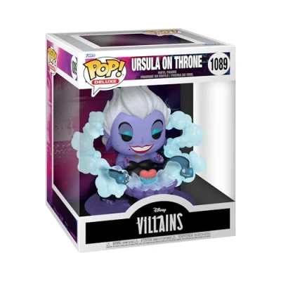 Imagen de Funko Pop! Deluxe: Disney Villains Ursula On Throne Figura de Vinilo Coleccionable Idea Regalo Mercancia Oficial Juguetes para Niños y Adultos Movies Fans