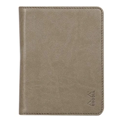 Imagen de RHODIA 212002C Libreta portadocumentos Rhodiarama N 12 topo para bloc de notas o cuadernos formato B7 (8,5 x cm) piel italiana Premium Colección