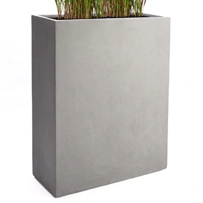 Imagen de Pflanzwerk® Maceta Divider Gris 92x80x30cm *Resistente a Las heladas* *Protección UV* *Calidad Europeo*