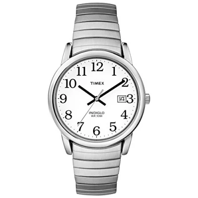 Imagen de Timex Classic Reloj de cuarzo para hombres, correa acero inoxidable, color plata T2H451