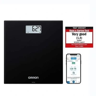 Imagen de OMRON HN300T2 Intelli IT Báscula digitale con Bluetooth y aplicación para smartphone, color negro