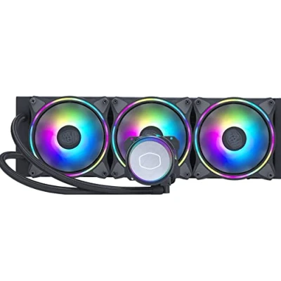 Imagen de Cooler Master MasterLiquid ML360 Illusion Refrigeración Líquida AIO para CPU Bomba 3ª Generación, 3 Ventiladores ARGB Halo 120mm, Radiador 360mm, Controlador Incluido Compatible AMD &amp; Intel