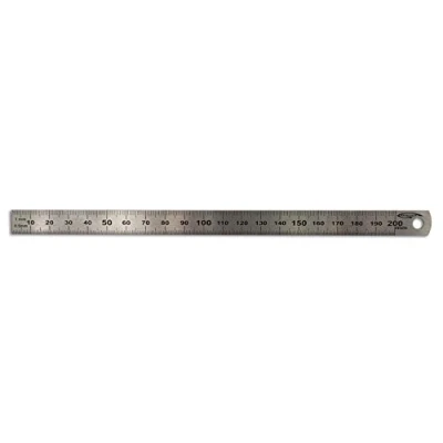 Imagen de GRAPHOPLEX Regla de acero flexible (20 cm)