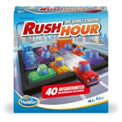 Imagen de ThinkFun Rush Hour El Ingenioso congestión. Juego de lógica niñas a Partir 8 años, Multicolor (Ravensburger 76599)