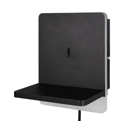 Imagen de Trio Lighting Aplique de pared LED Fairfield, metal, negro mate, atenuador