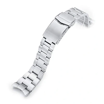 Imagen de MiLTAT Correa de reloj metal 22 mm compatible con Orient Kamasu RA AA0004E19A AA0001B19A, Super O, metalizado, Large, Clásico