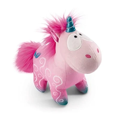 Imagen de NICI Unicornio Midnight Floral 22cm Rosa de pie sostenible Hecho Suave Peluche, para Jugar y abrazar, niños Adultos, una Gran Idea Regalo (49106)