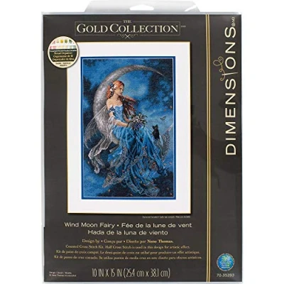 Imagen de Dimensions Kit de punto cruz, dorado, multicolor
