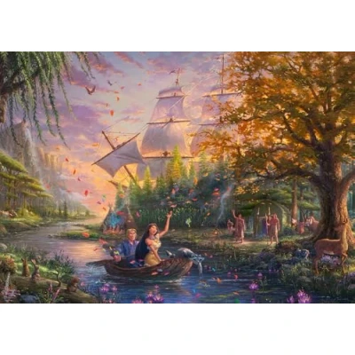 Imagen de Schmidt, Thomas Kinkade: Disney Pocahontas Puzzle 1000pc, Puzzle, Ages 12+, 1 Players