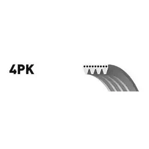 Imagen de SNR CA4PK813 Correa trapecial poli V 813 4 SUZUKI: Vitara I SUV, Jimny SWIFT 3, HONDA: Civic 6 Fastback, Hatchback, Hatchback