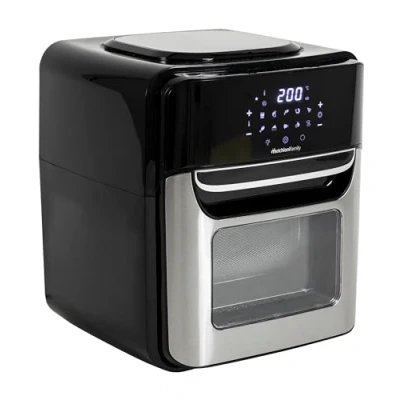 Imagen de Melchioni Family Freidora de Aire Inteligente VIRGINIA, 12 L, Temporizador 1/90 minutos, con Wi Fi y Compatible Google Alexa, Air Fryer Multiprograma App, 80 200C, 1700 W, Color Negro