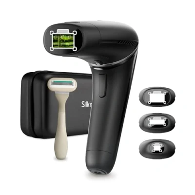 Imagen de Silk&#039;n Depiladora con IPL I 7 eHPL Cabezal giratorio flexible Para Cuerpo y RostroI Destellos de luz 600K Negro