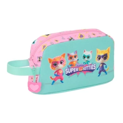 Imagen de Safta SUPERKITTIES Porta Desayunos Térmico, Termo, Portatodo, Calidad y Máxima Resistencia, Comida, Recreo, 21.5x6.5x12 cm