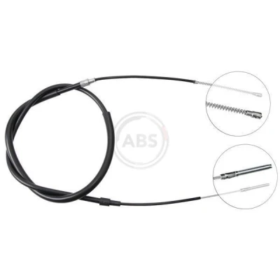 Imagen de A.B.S. K11396 Cable de Freno Mano 1748 Tambor para dirección izquierda/derecha VOLKSWAGEN: GOLF 2, Jetta 2