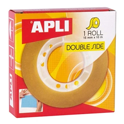 Imagen de APLI 11505 Cinta adhesiva celo doble cara 15 mm x 10 m