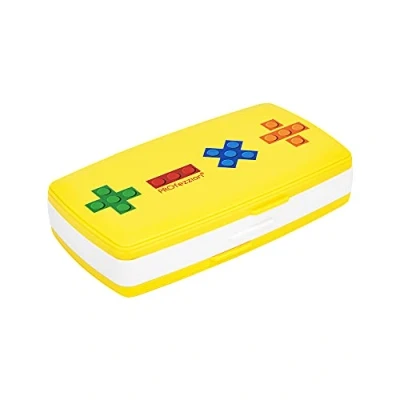 Imagen de PROfezzion 72 Ranuras Switch Estuche para Tarjetas de Juego Soporte Cartucho 24 x Nintendo Switch/Tarjetas NS + 48 Micro SD SDHC SDXC, Amarillo