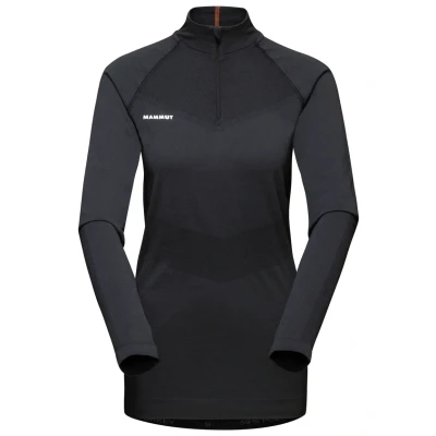 Imagen de Mammut Trift Half Zip Manga Larga Mujeres Negro XS