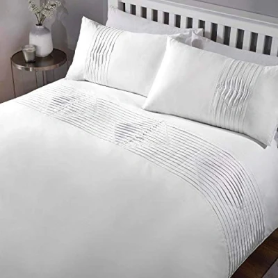 Imagen de Rapport Home Boston Juego de Funda edredón, Color Blanco, tamaño King, Polialgodón, Matrimonio