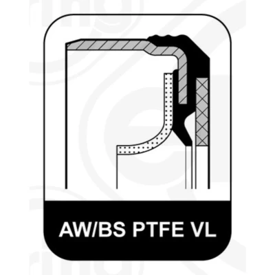 Imagen de ELRING 901.260 Reten del Cigueñal PTFE (politetrafluoretilen)/ACM (caucho poliacrílico) VOLKSWAGEN: Touareg I