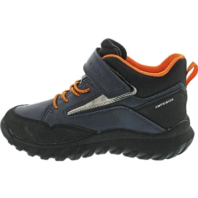 Imagen de Geox J SIMBYOS Boy B ABX, Zapatillas para Niños, Navy/Orange, 30 EU