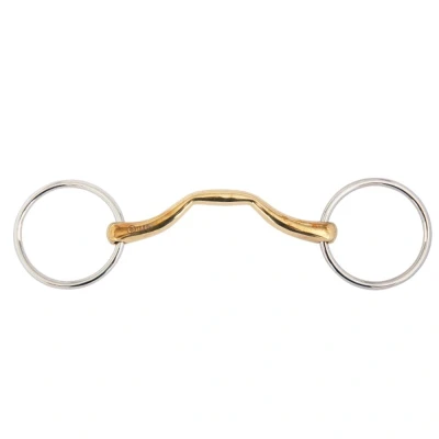 Imagen de BR Mullen Mouth Loose Ring Snaffle Soft Contact 14 mm