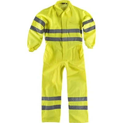 Imagen de Work Team Buzo Alta Visibilidad con Cintas Reflectantes. EN471; Cremallera, un Bolso Pecho. Hombre Amarillo A.V. XL