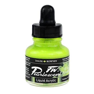 Imagen de Fw Pearlescent T.Acríl. Liq. Anacar. Genesis Green Fr.29,5Ml