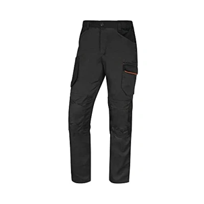 Imagen de Delta Plus Pantalon Largo match2 de Poliester/Algodon/Elastano Talla L, Gris Naranja
