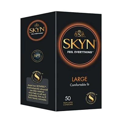 Imagen de SKYN Large, Preservativos Sin Látex De Talla Grande (50Uds)