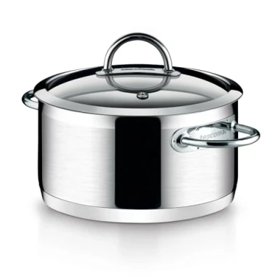 Imagen de Tescoma Cacerola 20CM C/Tapa Vidrio Vision 3L, Multicolor