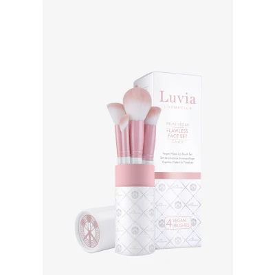 Imagen de Set de pinceles maquillaje Luvia, Flawless Face Set, 4 cosméticos veganos,